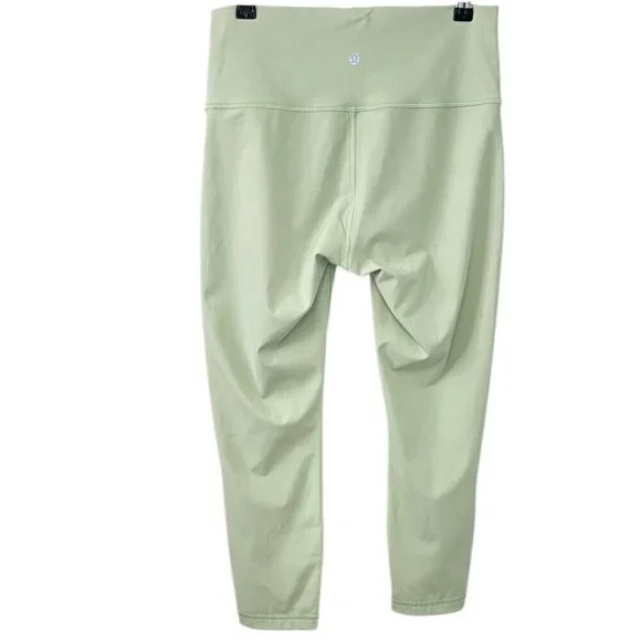 Lululemon Wunder Under High Rise Crop, 23", Luxtreme, Green, Size 8 - Picture 2 of 9